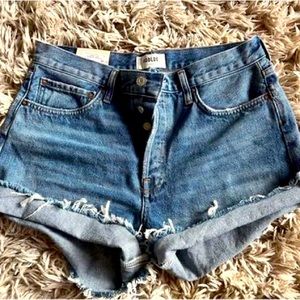 Brand new tags still on - Agolde Parker Distressed Denim Shorts Size 29